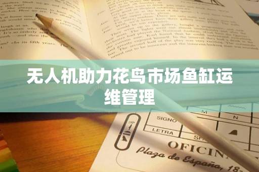 无人机助力花鸟市场鱼缸运维管理