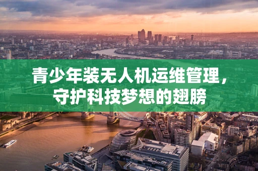青少年装无人机运维管理，守护科技梦想的翅膀