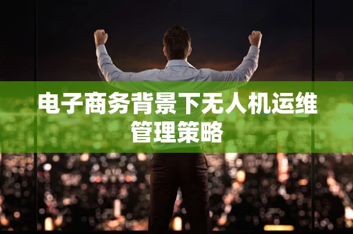 电子商务背景下无人机运维管理策略