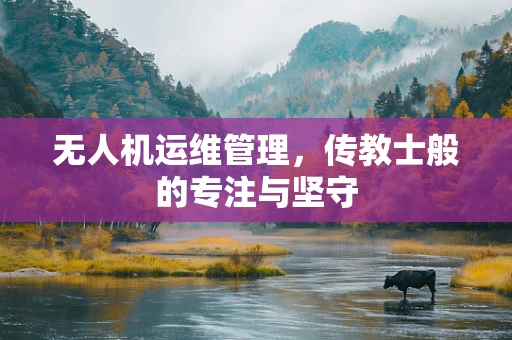 无人机运维管理，传教士般的专注与坚守
