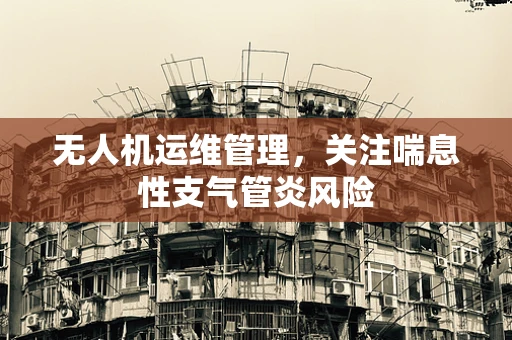 无人机运维管理，关注喘息性支气管炎风险