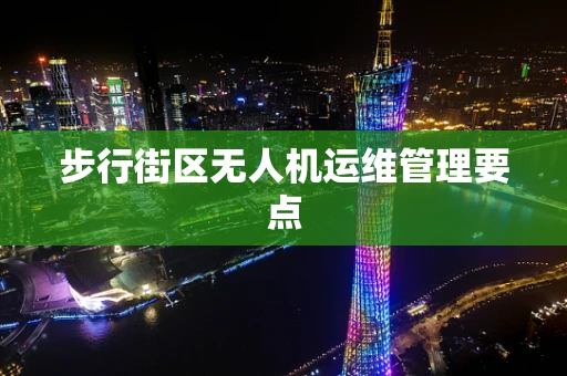 步行街区无人机运维管理要点