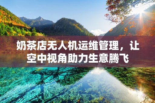 奶茶店无人机运维管理，让空中视角助力生意腾飞