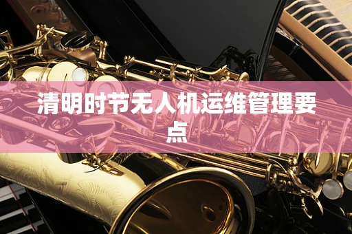 清明时节无人机运维管理要点