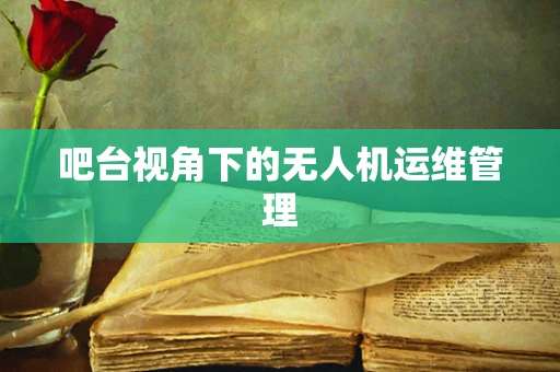 吧台视角下的无人机运维管理