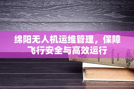 绵阳无人机运维管理，保障飞行安全与高效运行