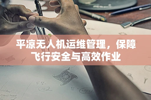 平凉无人机运维管理，保障飞行安全与高效作业