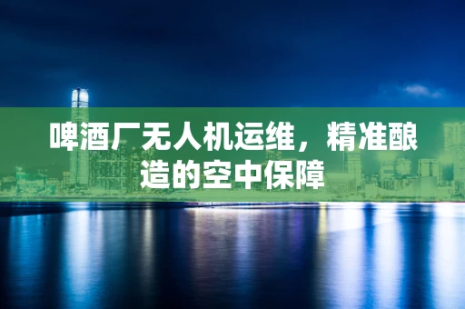 啤酒厂无人机运维，精准酿造的空中保障