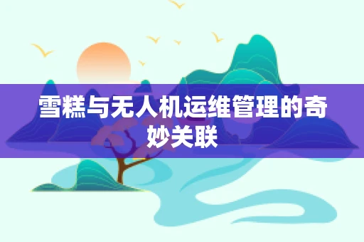 雪糕与无人机运维管理的奇妙关联