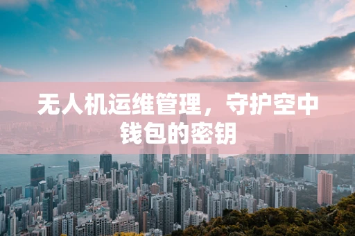 无人机运维管理，守护空中钱包的密钥