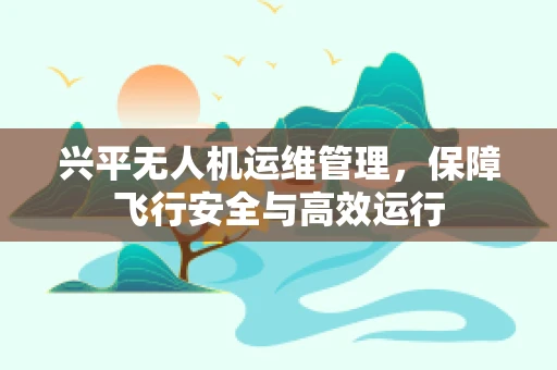 兴平无人机运维管理，保障飞行安全与高效运行