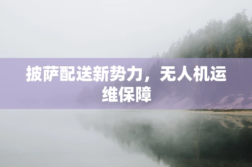 披萨配送新势力，无人机运维保障
