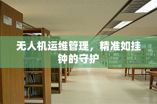 无人机运维管理，精准如挂钟的守护
