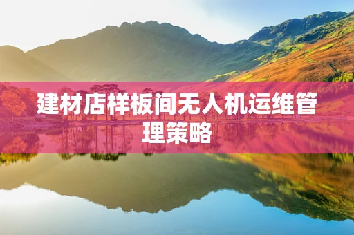 建材店样板间无人机运维管理策略