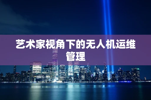 艺术家视角下的无人机运维管理