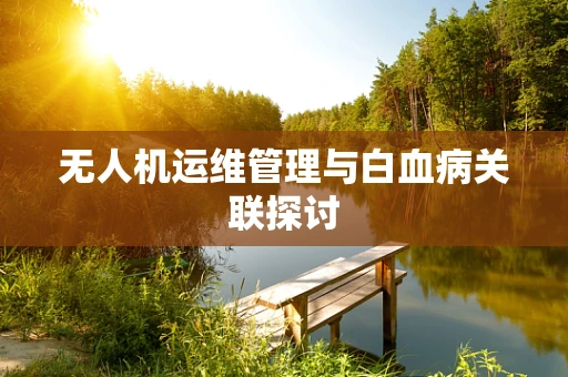 无人机运维管理与白血病关联探讨