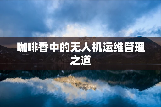 咖啡香中的无人机运维管理之道