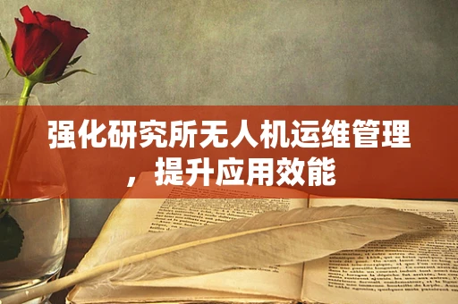 强化研究所无人机运维管理，提升应用效能