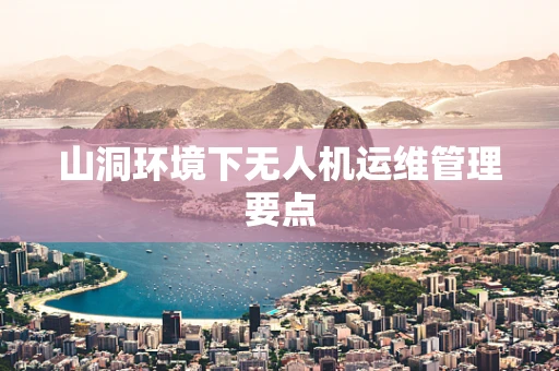 山洞环境下无人机运维管理要点