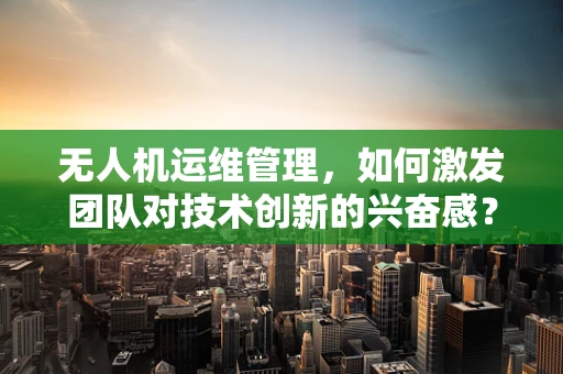 无人机运维管理，如何激发团队对技术创新的兴奋感？