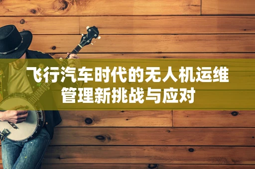 飞行汽车时代的无人机运维管理新挑战与应对