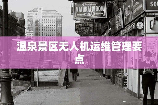 温泉景区无人机运维管理要点