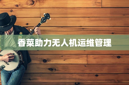 香菜助力无人机运维管理