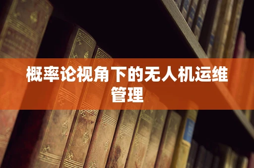 概率论视角下的无人机运维管理