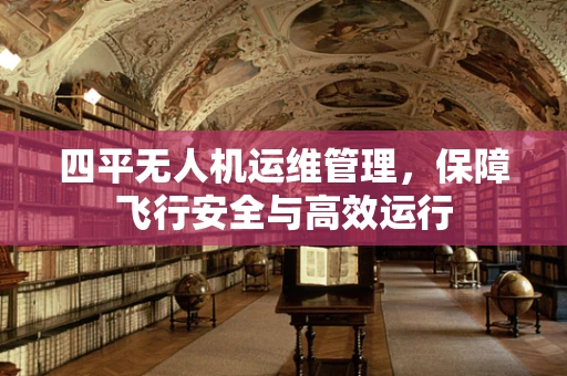 四平无人机运维管理，保障飞行安全与高效运行