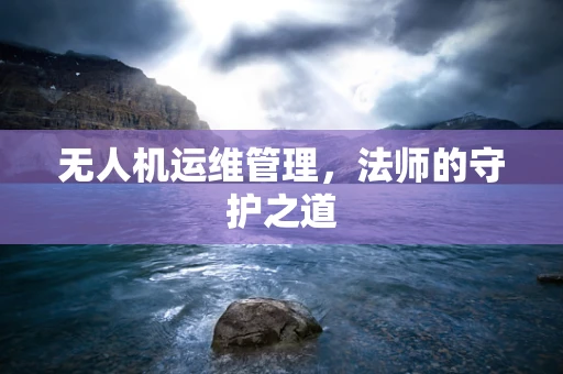 无人机运维管理，法师的守护之道