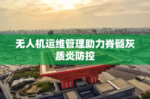 无人机运维管理助力脊髓灰质炎防控
