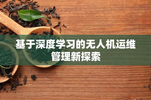 基于深度学习的无人机运维管理新探索