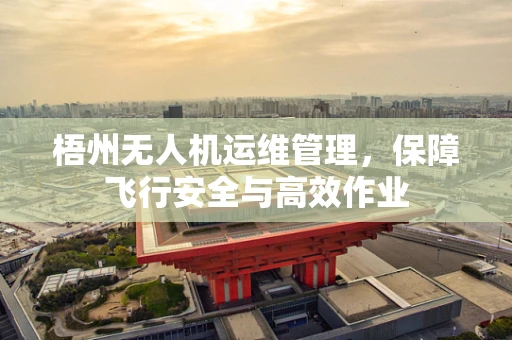梧州无人机运维管理，保障飞行安全与高效作业