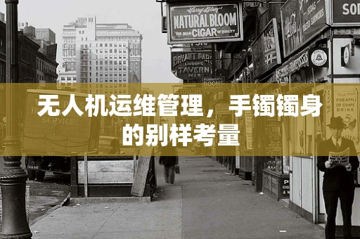 无人机运维管理，手镯镯身的别样考量