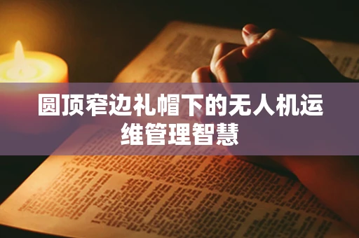 圆顶窄边礼帽下的无人机运维管理智慧