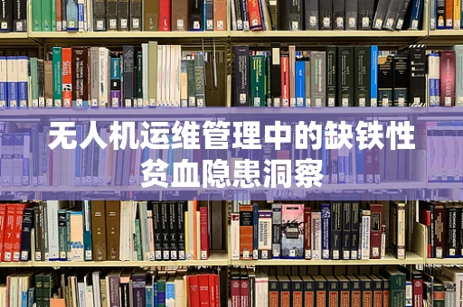 无人机运维管理中的缺铁性贫血隐患洞察