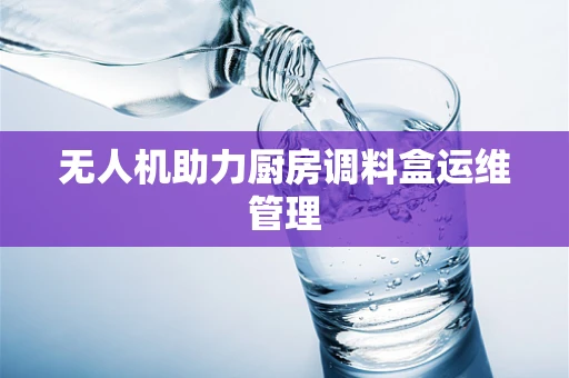 无人机助力厨房调料盒运维管理