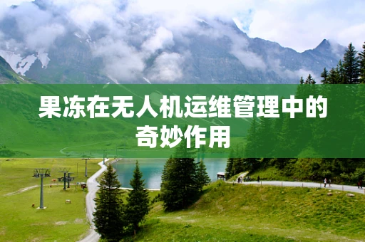 果冻在无人机运维管理中的奇妙作用