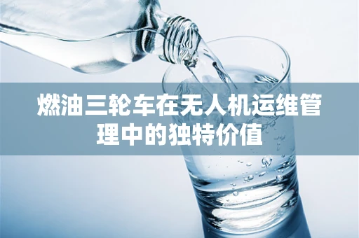 燃油三轮车在无人机运维管理中的独特价值