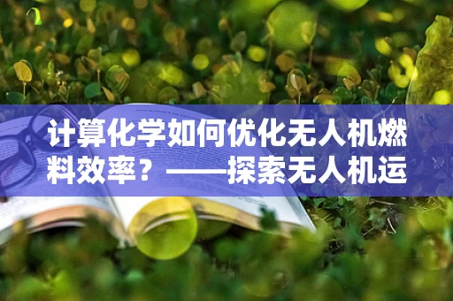 计算化学如何优化无人机燃料效率？——探索无人机运维管理的新维度