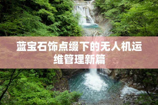 蓝宝石饰点缀下的无人机运维管理新篇