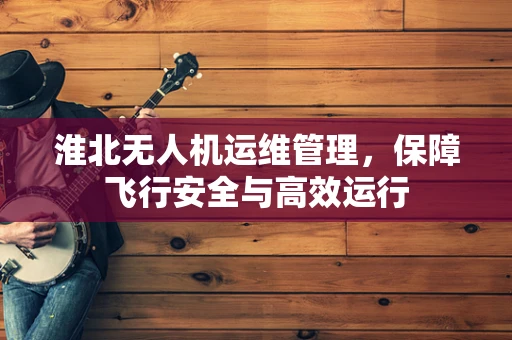 淮北无人机运维管理，保障飞行安全与高效运行