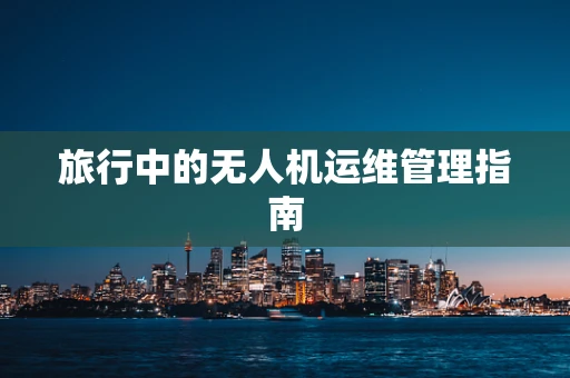 旅行中的无人机运维管理指南