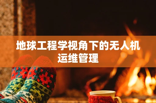 地球工程学视角下的无人机运维管理