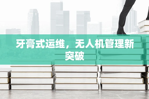 牙膏式运维，无人机管理新突破