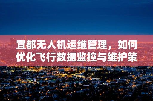 宜都无人机运维管理，如何优化飞行数据监控与维护策略？
