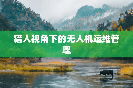 猎人视角下的无人机运维管理