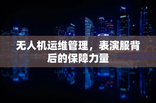 无人机运维管理，表演服背后的保障力量