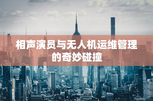 相声演员与无人机运维管理的奇妙碰撞