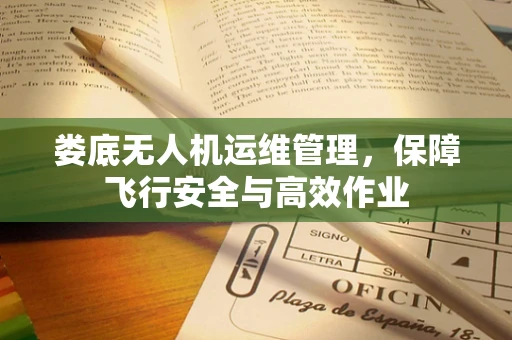 娄底无人机运维管理，保障飞行安全与高效作业